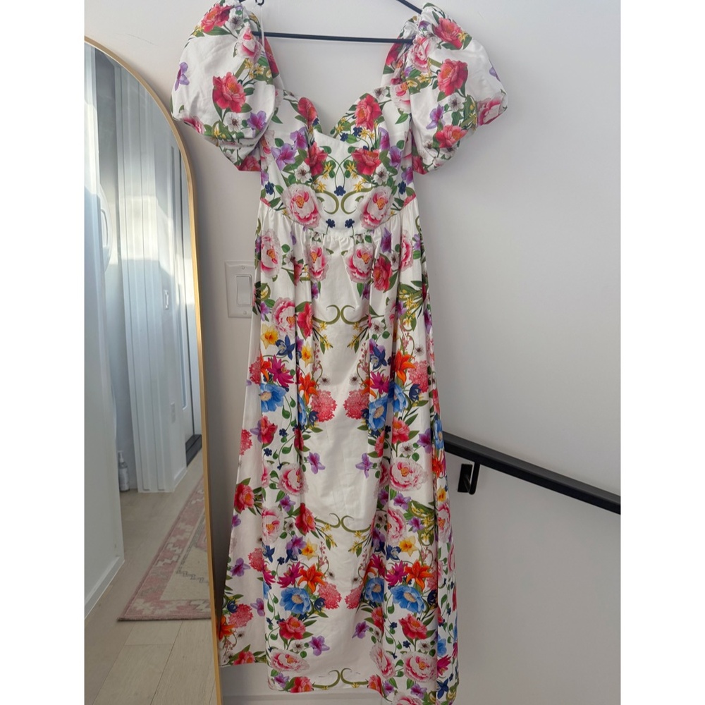 Borgo De Nor Juliet off-shoulder puff-sleeve dress